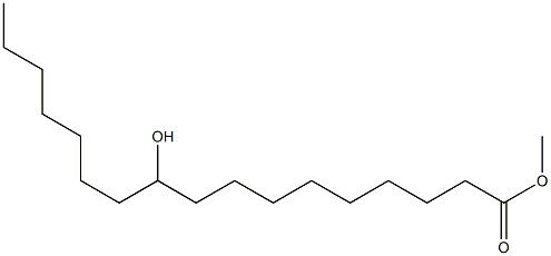 10-Hydroxyheptadecanoic acid methyl ester Struktur