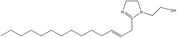 2-(2-Tetradecenyl)-2-imidazoline-1-ethanol Struktur