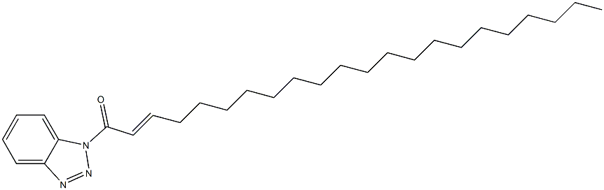 1-(1-Oxo-2-docosenyl)-1H-benzotriazole Struktur