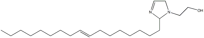 2-(8-Heptadecenyl)-3-imidazoline-1-ethanol Struktur