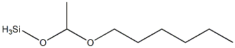 [1-(Hexyloxy)ethoxy]silane Struktur