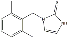 1-(2,6-Dimethylbenzyl)-1,3-dihydro-2H-imidazole-2-thione Struktur