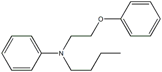 N-Butyl-N-(2-phenoxyethyl)aniline Struktur