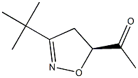 (5S)-5-Acetyl-3-tert-butyl-2-isoxazoline Struktur