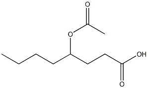 4-Acetoxyoctanoic acid Struktur