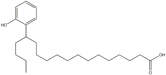 14-(2-Hydroxyphenyl)stearic acid Struktur