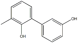 3-Methyl-1,1'-biphenyl-2,3'-diol Struktur