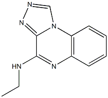 4-Ethylamino[1,2,4]triazolo[4,3-a]quinoxaline Struktur