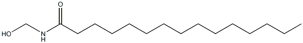 N-Hydroxymethylpentadecanamide Struktur