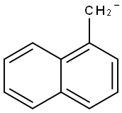 1-Naphtylmethanide Struktur