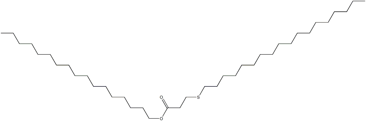 3-(Octadecylthio)propionic acid heptadecyl ester Struktur