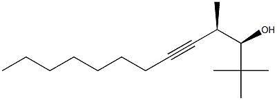 (1R,2R)-1-tert-Butyl-2-methyl-3-undecyn-1-ol Struktur