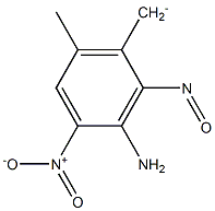 (2-Nitroso-3-amino-4-nitro-6-methylphenyl)methylium Struktur