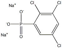 2,3,5-Trichlorophenylphosphonic acid disodium salt Struktur