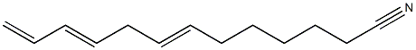 7,10,12-Tridecatrienenitrile Struktur