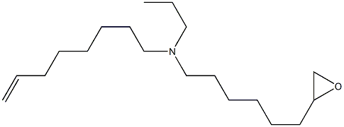 N-Propyl-N,N-di(7-octenyl)amine oxide Struktur