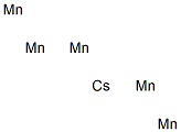 Pentamanganese cesium Struktur