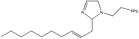 1-(2-Aminoethyl)-2-(2-decenyl)-3-imidazoline Struktur