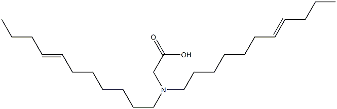 N,N-Di(7-undecenyl)aminoacetic acid Struktur