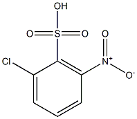 2-Chloro-6-nitrobenzenesulfonic acid Struktur