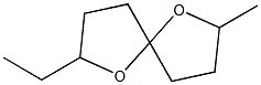 2-Ethyl-7-methyl-1,6-dioxaspiro[4.4]nonane Struktur