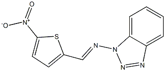 2-[(1H-Benzotriazol-1-yl)iminomethyl]-5-nitrothiophene Struktur