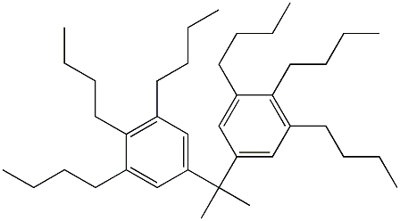 5,5'-Isopropylidenebis(1,2,3-tributylbenzene) Struktur