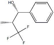 (1S,2R)-1-Phenyl-2-(trifluoromethyl)propane-1-ol Struktur