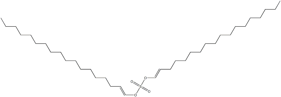 Sulfuric acid di(1-octadecenyl) ester Struktur