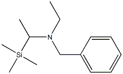 N-Ethyl-N-(1-trimethylsilylethyl)benzylamine Struktur