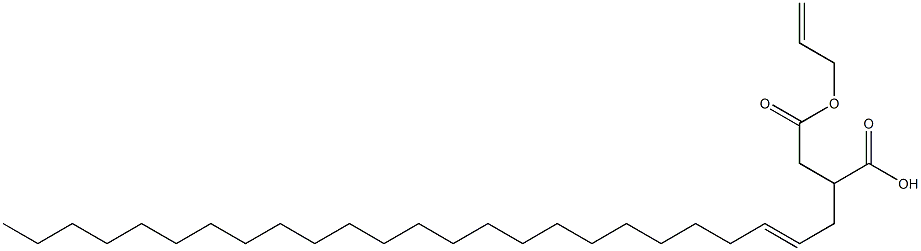 2-(2-Pentacosenyl)succinic acid 1-hydrogen 4-allyl ester Struktur