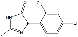 1-(2,4-Dichlorophenyl)-3-methyl-1H-1,2,4-triazole-5(4H)-one Struktur