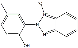 2-(2-Hydroxy-5-methylphenyl)-2H-benzotriazole 1-oxide Struktur