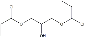 1,3-Bis(1-chloropropoxy)-2-propanol Struktur