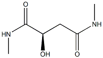 [R,(+)]-2-Hydroxy-N,N'-dimethylsuccinamide Struktur