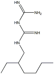 1-(2-Ethylhexyl)biguanide Struktur