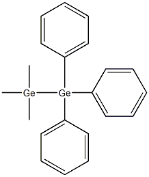 1,1,1-Triphenyl-2,2,2-trimethyldigermane Struktur