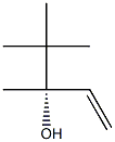 [S,(+)]-3,4,4-Trimethyl-1-pentene-3-ol Struktur