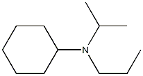 N-Propyl-N-isopropylcyclohexylamine Struktur