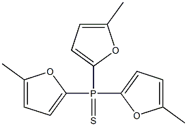 Tris(5-methyl-2-furyl)phosphine sulfide Struktur