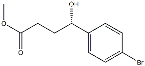 (S)-4-(p-Bromophenyl)-4-hydroxybutyric acid methyl ester Struktur