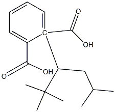 (-)-Phthalic acid hydrogen 1-[(S)-1-tert-butyl-3-methylbutyl] ester Struktur