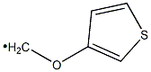 (Thiophen-3-yloxy)methyl radical Struktur