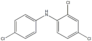 N-(4-Chlorophenyl)-2,4-dichloroaniline Struktur