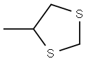 4-Methyl-1,3-dithiolane Struktur