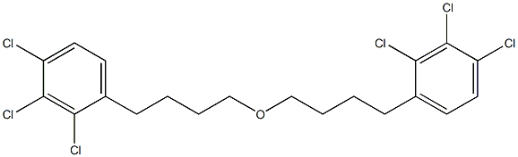 2,3,4-Trichlorophenylbutyl ether Struktur