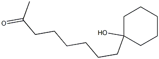 8-(1-Hydroxycyclohexyl)-2-octanone Struktur