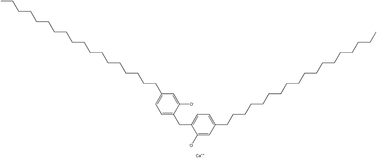 Calcium 2,2'-methylenebis(5-octadecylphenoxide) Struktur