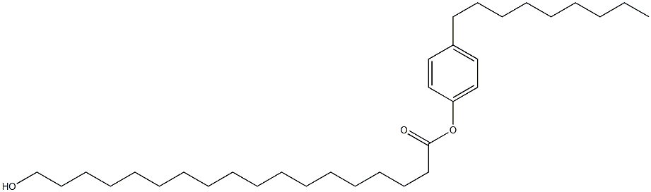 18-Hydroxystearic acid 4-nonylphenyl ester Struktur