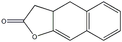 3a,4-Dihydronaphtho[2,3-b]furan-2(3H)-one Struktur